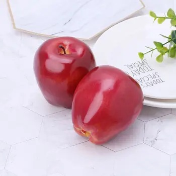 Realistické Realisticky Umelé Ovocie Red Delicious Kuchyňa Falošné Displej Potravín Dekoratívne Plavidlá