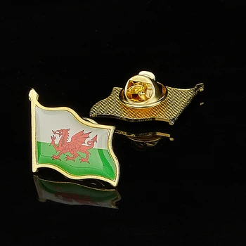 Spojené Kráľovstvo Kniežatstva Wales Národnej Vlajky Klope Stick Brošňa Pin Oblek, Smoking Corsage Príslušenstvo