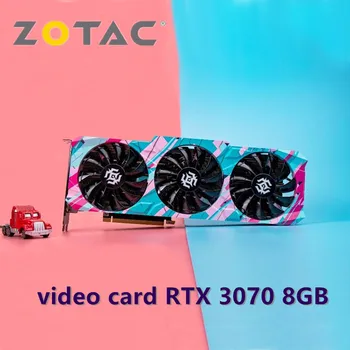 ZOTAC RTX 3070 RTX 3070 8GB Video Karty GPU rtx 3070 8GB X-Gaming GeForce Herné OC Grafická Karta Desktop PC, Počítačové Hry
