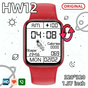 Pôvodné HW12 Smart Hodinky Mužov Bluetooth Hovor Smartwatch Fitness Náramok Krvný Tlak dámske Hodinky Pk Iwo 13 HW16 W26 Pro